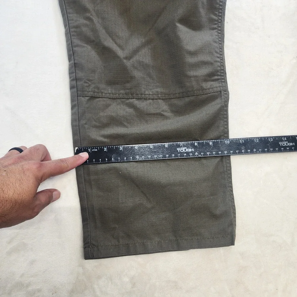5.11 Tactical Series Mens Cargo Pants 42x30 Olive Green Ripstop Work Trousers